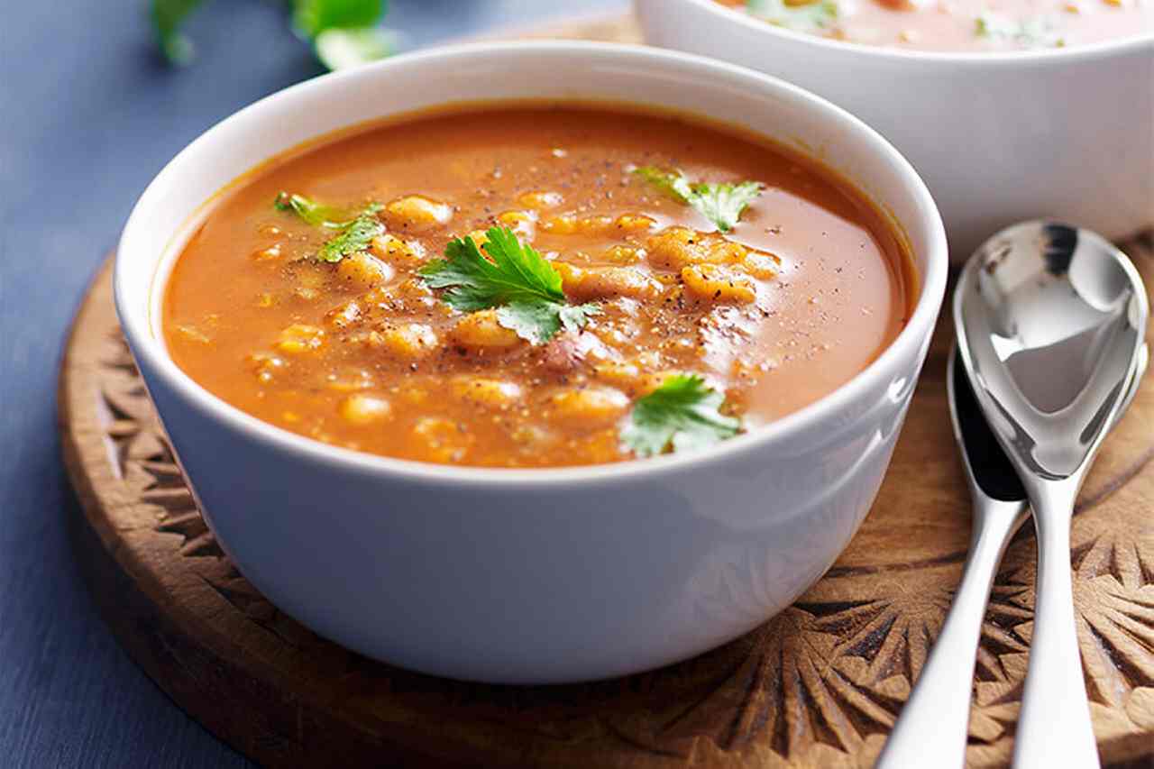 Spicy Moroccan Chickpea Soup Recipe | The Home of Wellness