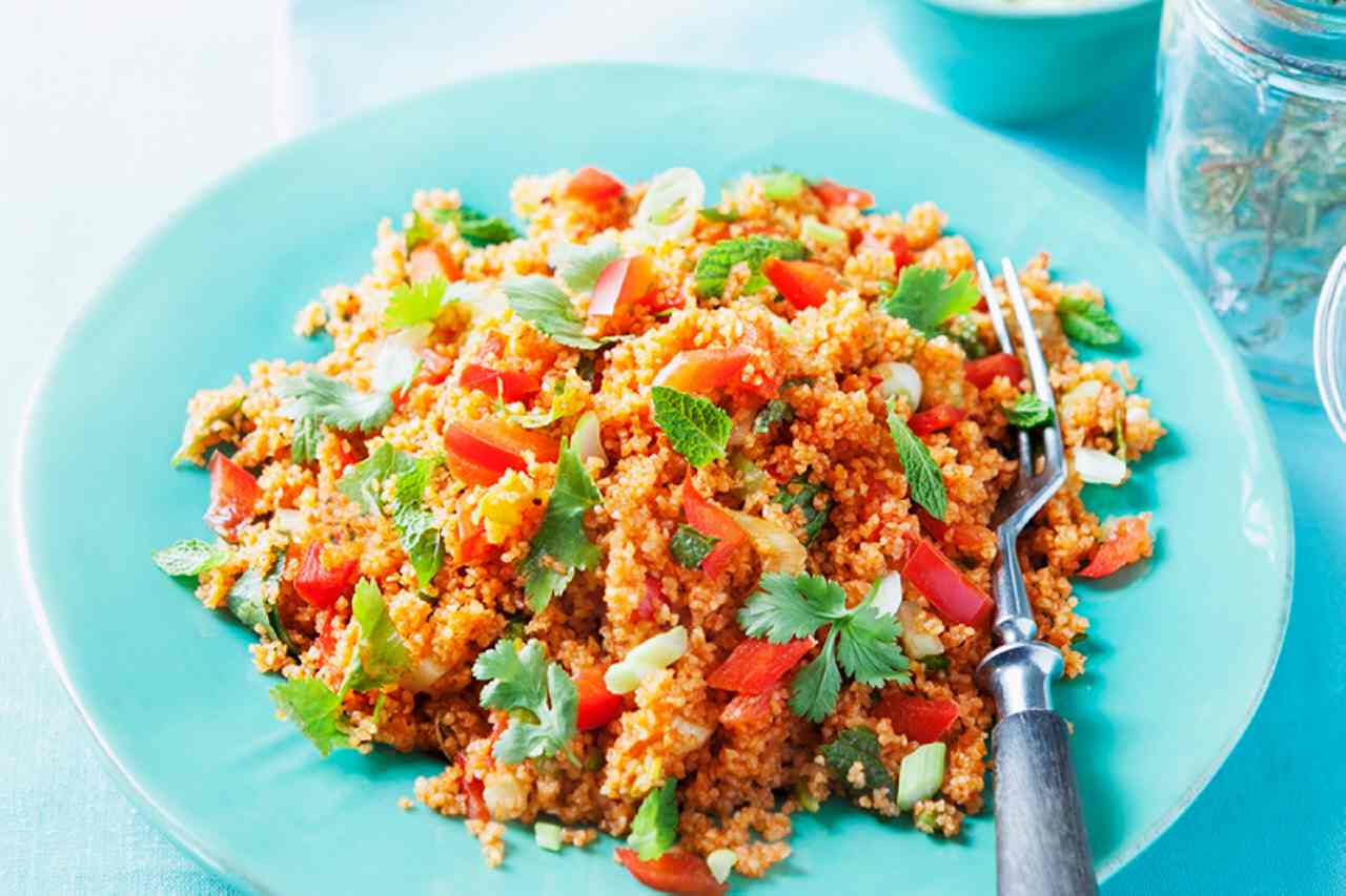 Center Japanese bulgur salad recipe | Home of Wellness